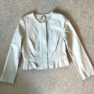 White Leather Jacket